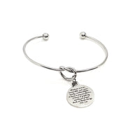 Scripture Gift, Think On These Things Charm Bracelet, Philippians 4 8 Charm Bracelet, Graduation Gift,  Daughter Gift, Wedding Jewelry Gift