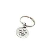 Faith Gift, I Am Who HE Says I Am Keychain, I Am Who God Says I Am, Christian Gift, Faith Quote, Daughter Gift, Encouraging Her, Son Gift