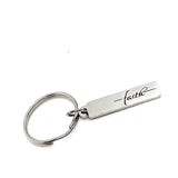 Faith Gift, Faith Keychain, Faith Words, Faith Charm, Christian Gift, Christian Keychain, Daughter Gift, Son Gift, Sunday School Gift