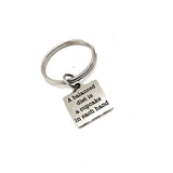 Diet Partner Gift, A Balanced Diet Is A Cupcake In Each Hand Keychain, Diet Funny, Friend Gifts, Funny Quote, Cake Lover Gift, Gift For Her