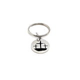 Faith Gift, Three Crosses Keychain, Christian Gift, Christian Keychain, Faith Keychain, John 3 16 Gift, Crosses Charm, Charm Keychain Gift