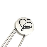 Love Gift, Love Bookmark, Lover Charm, Charm Bookmark, Daughter Gift, Wife Gift, Son Gift, Reader Gift, Planner Bookmark, Paperclip