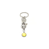 Softball Charm Keychain, Softball Gift, Softball Player Gift, Softball Mom Gift, Daughter Gift, Gift For Mom, Student Athlete Gift