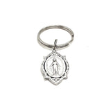 Faith Gift, Miraculous Mary Keychain, Charm Keychain, Christian Gift, Catholic Charm, Faith Keychain, Faith Charm,  Miraculous Medal