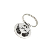 Mom Memorial, Mom Keychain, Remember Mom, Loss Of Mother, Mom Death Sympathy Gift, Mom Angel, Keychain Gift, Charm Keychain Memorial