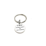 Patron Saint Gifts, Saint Francis Of Assisi Keychain, Patron Saint Of Sick Animals, Veterinarian Gift, Animal Lover Gift, Catholic Saints