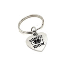 Thankful Keychain, Thankful And Blessed Keychain, Thanksgiving Gifts, Thankful For You, Blessed By You, Charm Keychain, Positivity Gift