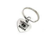 Thankful Keychain, Thankful And Blessed Keychain, Thanksgiving Gifts, Thankful For You, Blessed By You, Charm Keychain, Positivity Gift