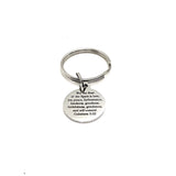 Scripture Gift, Fruit Of The Spirit Keychain, Galatians 5 22 Charm, Charm Keychain, Scripture Quote, Bible Verse Gift, Christian Gift