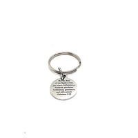 Scripture Gift, Fruit Of The Spirit Keychain, Galatians 5 22 Charm, Charm Keychain, Scripture Quote, Bible Verse Gift, Christian Gift