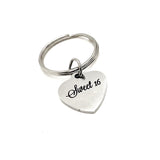Birthday Gift, Sweet 16 Keychain, 16th Birthday, Daughter Gift, Gift For Daughter, Sixteenth Birthday Gift, Granddaughter Gift, Girlfriend