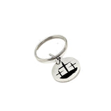 Faith Gift, Three Crosses Keychain, Christian Gift, Christian Keychain, Faith Keychain, John 3 16 Gift, Crosses Charm, Charm Keychain Gift