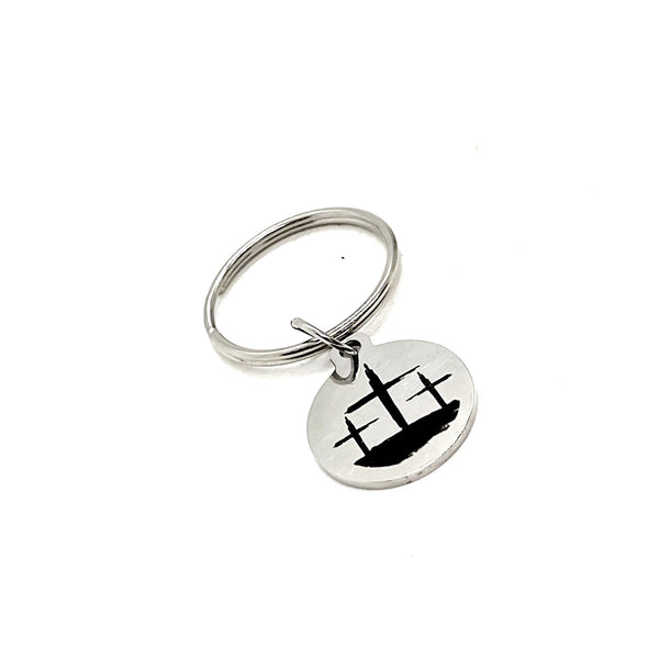 Faith Gift, Three Crosses Keychain, Christian Gift, Christian Keychain, Faith Keychain, John 3 16 Gift, Crosses Charm, Charm Keychain Gift