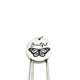 Butterfly Gift, Beautiful Butterfly Bookmark, Paperclip Bookmark, Butterfly Charm, Daughter Gift, Gift For Her, Butterfly Lover