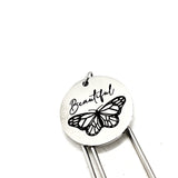Butterfly Gift, Beautiful Butterfly Bookmark, Paperclip Bookmark, Butterfly Charm, Daughter Gift, Gift For Her, Butterfly Lover
