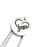 Hope Gift, Hope Bookmark, Planner Bookmark, Paperclip Bookmark, Charm Bookmark, Daughter Gift, Encouraging Gift, Reader Gift