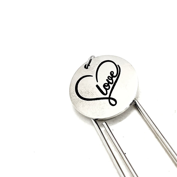 Love Gift, Love Bookmark, Lover Charm, Charm Bookmark, Daughter Gift, Wife Gift, Son Gift, Reader Gift, Planner Bookmark, Paperclip