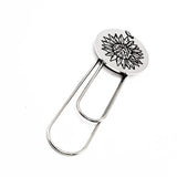 Sunflower Bookmark, Sunflower Lover, Adoration Gift, Good Luck Gift, Charm Bookmark, Daughter Gift, Wife Gift, Love Gift, Sunflower Charm