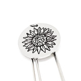 Sunflower Bookmark, Sunflower Lover, Adoration Gift, Good Luck Gift, Charm Bookmark, Daughter Gift, Wife Gift, Love Gift, Sunflower Charm