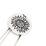 Sunflower Bookmark, Sunflower Lover, Adoration Gift, Good Luck Gift, Charm Bookmark, Daughter Gift, Wife Gift, Love Gift, Sunflower Charm