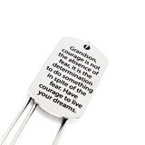 Grandson Gift, Grandson Bookmark, Gift For Him, Student Athlete Gift, Reader Gift, Charm Bookmark, Paperclip Bookmark, Grandson Birthday