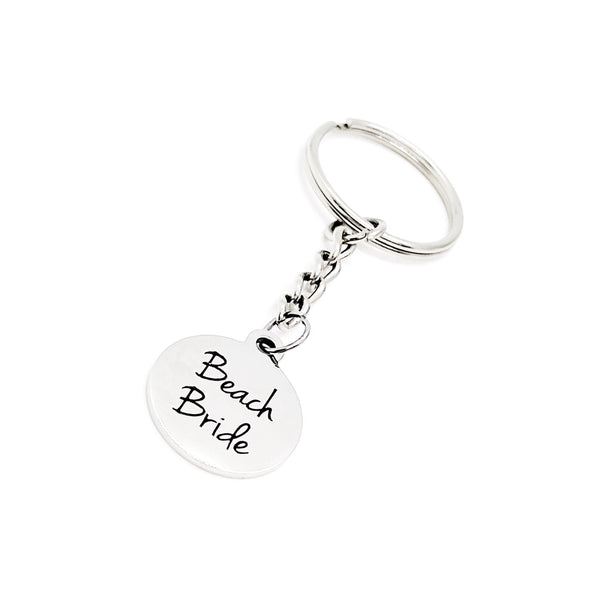 Bride Gift, Beach Bride Keychain, Beach Wedding Gifts, Wedding Shower Gift, Gift For Bride, Gift For Daughter, Gift For Her, Beach Shower