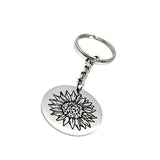 Sunflower Keychain, Charm Keychain, Sunflower Charm, Happiness Gift, Gift For Her, New Car Gift, Sunshine Nickname, Love Gift, Daughter Gift