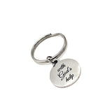 Faith Gift, With God’s Help Keychain, Keychain Gift, Christian Keychain, Charm Keychain, Christian Encouragement, I Can Do All Things