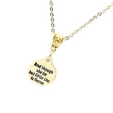 Daughter Gift, And Though She Be But Little She Is Fierce Necklace, Daughter Necklace, Gift For Her, Wife Gift, Granddaughter Necklace Gift