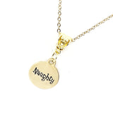 Naughty Necklace, Christmas Gift For Her, Naughty Or Nice, Wife Gift, Girlfriend Gift, Christmas Necklace