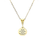 Grandmother Gift, Granddaughter Gift, The Love Between A Grandmother And Her Granddaughter Is Forever Necklace, Grandmother Christmas Gift