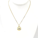 Happy Birthday Gift, Happy Birthday Necklace, Gift For Her, Wife Gift, Daughter Gift,  Granddaughter Gift, Girlfriend Gift, Birthday Jewelry