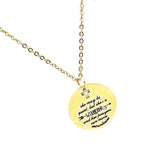 Christian Woman Gift, She May Be Quiet But She’s A Warrior And Her Prayers Can Move Mountains Necklace, Faith Gift, Christian Jewelry