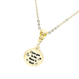 Love Gift, I Love You To The Moon And Back Necklace, Wife Gift, Daughter Gift, Granddaughter Gift, Gift For Her, Girlfriend Gift