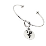 TBI Bracelet, Traumatic Brain Injury Medical Notification, TBI Awareness Jewelry, TBI Medical Condition Awareness, Gift For Her
