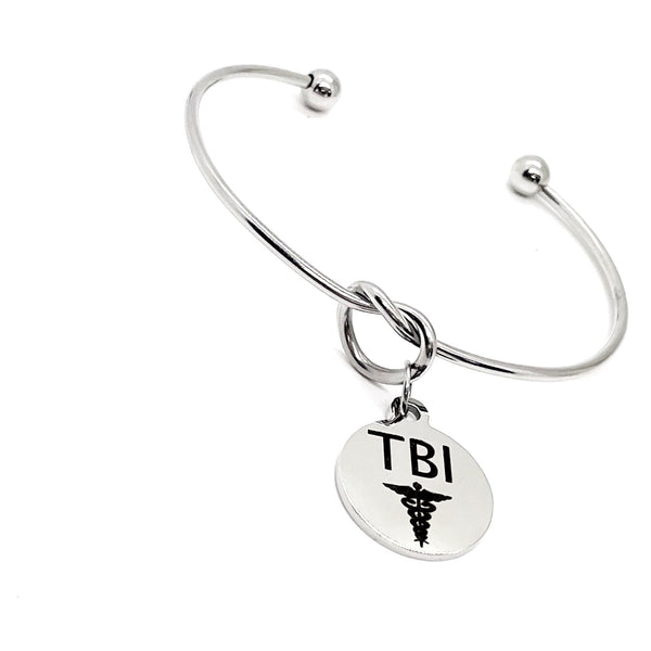 TBI Bracelet, Traumatic Brain Injury Medical Notification, TBI Awareness Jewelry, TBI Medical Condition Awareness, Gift For Her