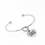 Love Gift, Love Freely Bracelet, Charm Bracelet, Love Jewelry, Gift For Her, Daughter Gift, Wife Gift, Love Bracelet, Granddaughter Gift