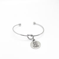 Love Gift, The Love Between A Mother And Her Daughter Is Forever Bracelet, Charm Bracelet, Love Jewelry, Gift For Mom, Daughter Gift