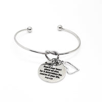 Scripture Gift, Guard You Heart Above All Else Bracelet, Proverbs 4 23 Charm, Charm Bracelet, Gift For Her, Daughter Gift, Faith Gift