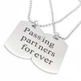 Passing Partners Forever Necklace Set, Soccer Player, Son Gift, Daughter Gift, Soccer Necklaces, Soccer Players Necklaces, Graduation Gifts