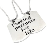 Passing Partners For Life Necklace Set, Soccer Player, Son Gift, Daughter Gift, Soccer Necklaces, Soccer Players Necklaces, Graduation Gifts