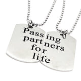 Passing Partners For Life Necklace Set, Soccer Player, Son Gift, Daughter Gift, Soccer Necklaces, Soccer Players Necklaces, Graduation Gifts
