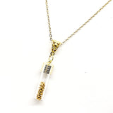Faith Gifts, Mustard Seed Necklace, Mustard Seed Pendant, Mustard Seed Jewelry, Matthew 17 20, Bible Verse Jewelry, Christian Gift For Her