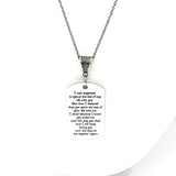 Love Gift, The Rest Of My Life Necklace, Until We Are Together Again, Memorial Gift, Remembering Him, Loss Of Husband, Death Of Husband