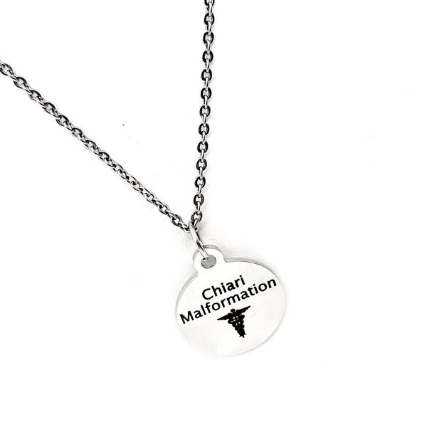 Medical Condition Notice Necklace, Chiari Malformation Necklace, Chiari Malformation Jewelry, Medical Awareness Necklace, Gift For Her