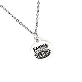 Football Lover Gift, Family Fall Football Necklace, Football Mom Gift, Football Jewelry, Gift For Her, Wife Gift, Football Game Jewelry