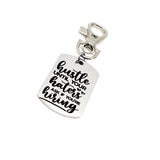 Encouraging Gift, Hustle Until Your Haters Ask If You’re Hiring Clip On Charm, Bag Charm, Purse Charm, Entrepreneur Charm, Gift For Her