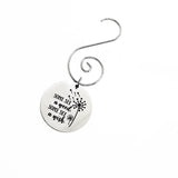 Dandelion Wish Ornament, Some See A Weed, Some See A Wish, Hanging Pendant, Best Wishes Gift, Christmas Tree Ornament, Christmas Wish Gift