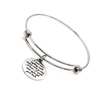 Memorial Jewelry, Memorial Gift, I Never Knew Anything Could Hurt So Much As When I Knew I Would Never Again Feel Your Touch Bracelet