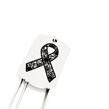 Floral Awareness Ribbon Bookmark, Charm Bookmark, Awareness Ribbon Charm, Reader Gift, Gift For Her, Wife Gift, Paperclip Bookmark